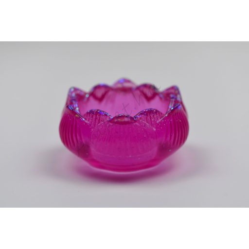 Mécses tartó kicsi virág forma több színben