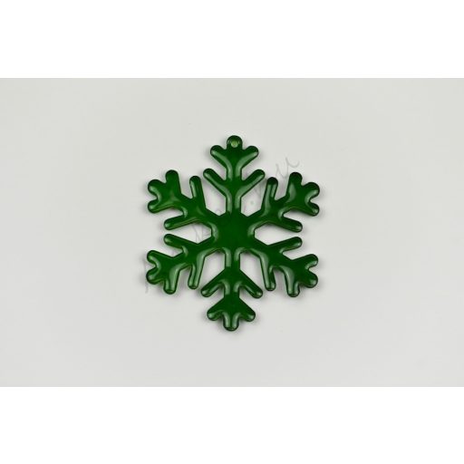 Hópehely 1 zöld/áttetsző