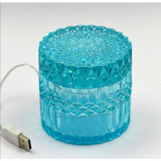 Kerek világítós ékszertartó