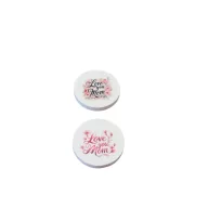 Hűtőmágnes "Love You Mom" mintával