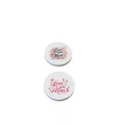 Hűtőmágnes "Love You Mom" mintával