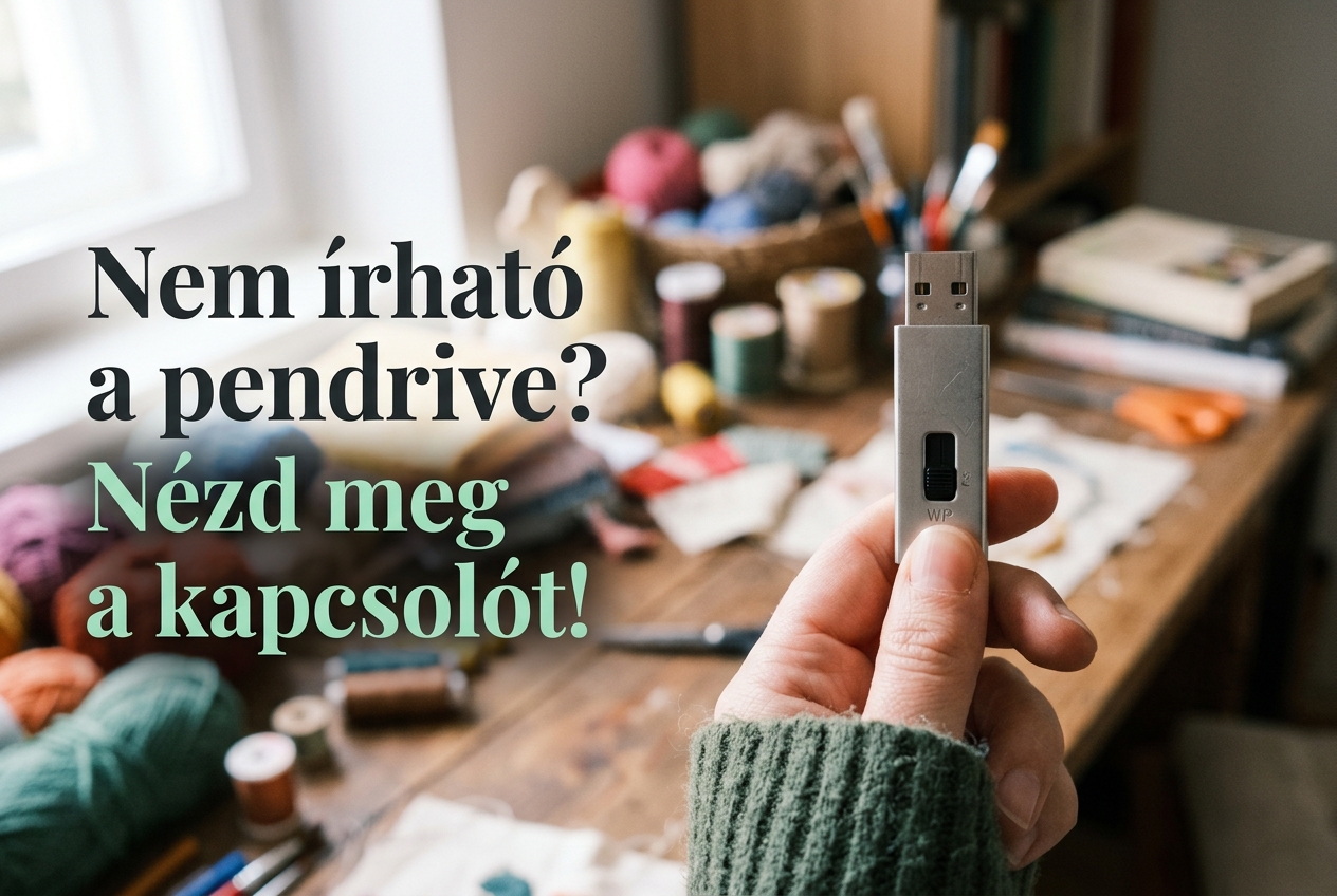 Pendrive formázása lépésről lépésre, adatvesztés nélkül